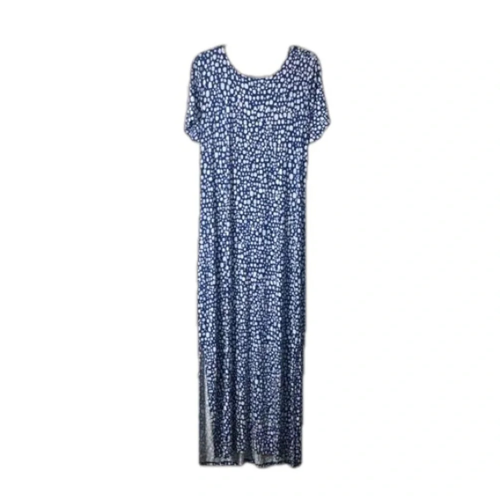 💐Eloquii Elements Maxi Dress Womens 18 20 Abstract Cutout - Picture 2 of 12